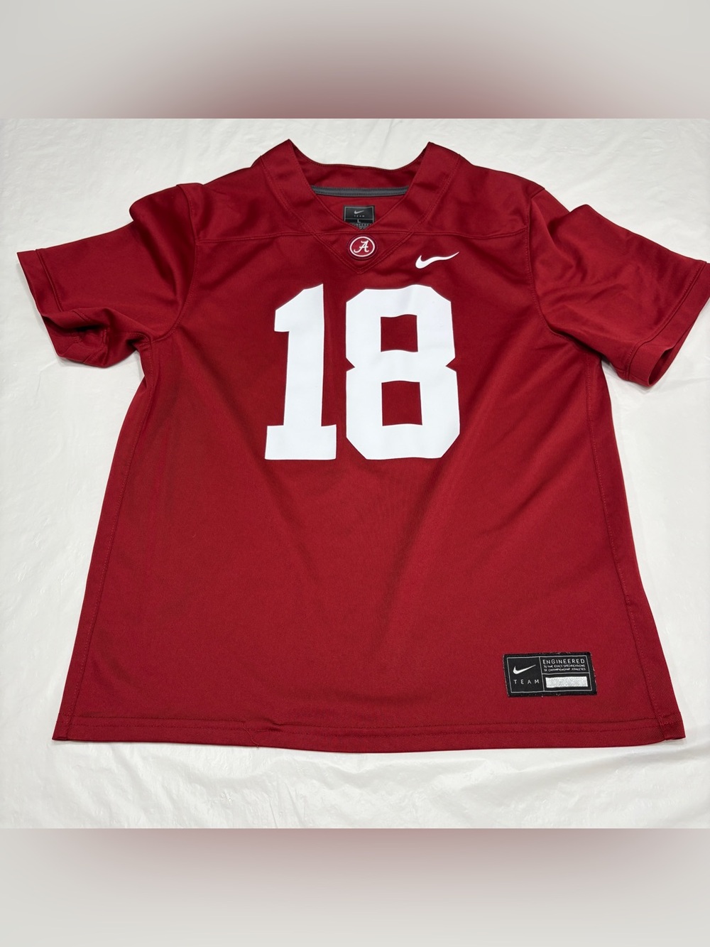 Alabama Crimson Tide Nike Football Jersey #18 Youth Boys Large